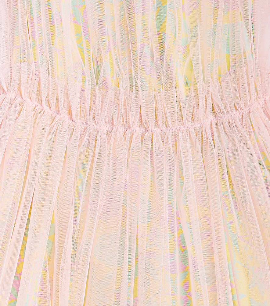 Lotus tulle dress with slip