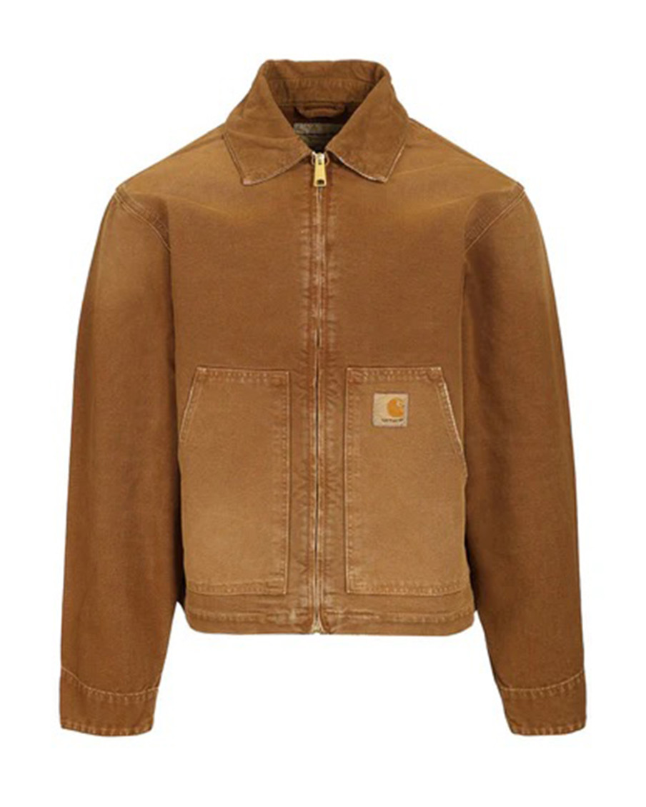 Brown Shirt Collar Jacket