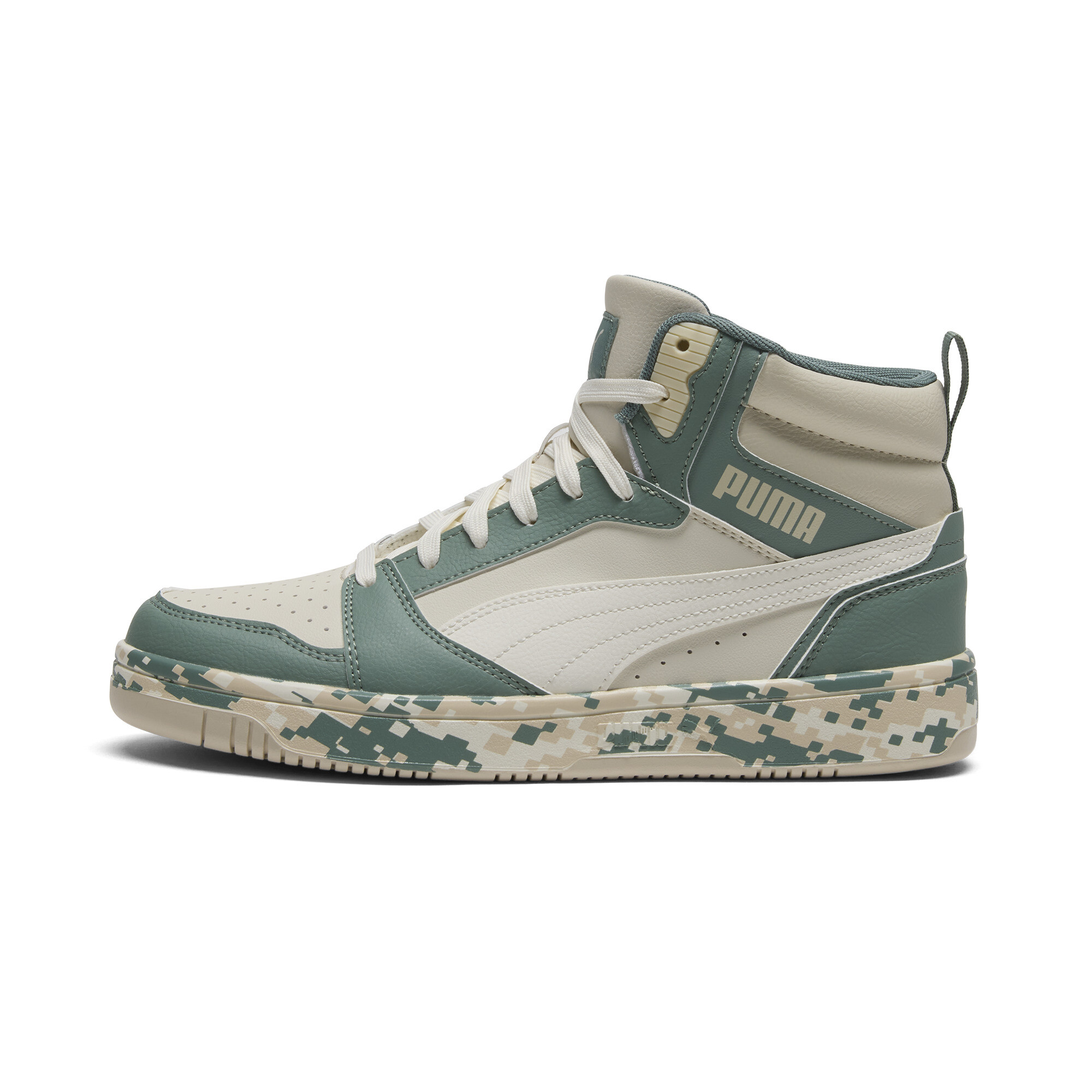 PUMA Rebound V6 Camo Men's Sneakers in White