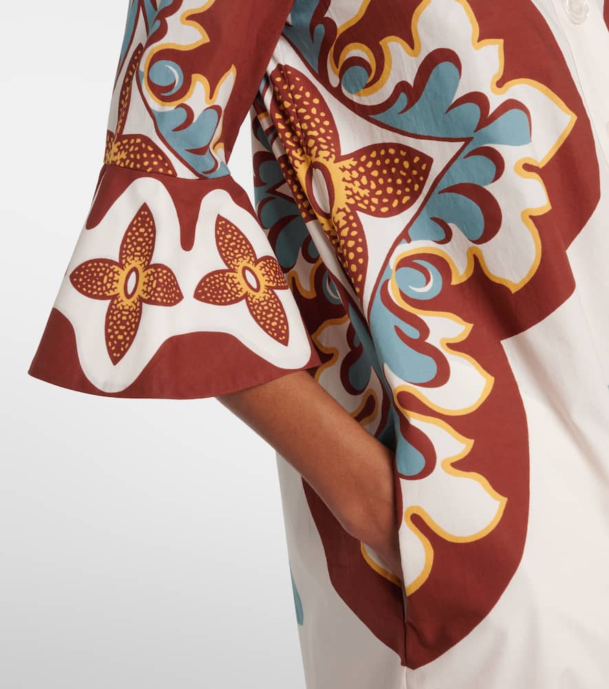 Artemis printed cotton shirtdress