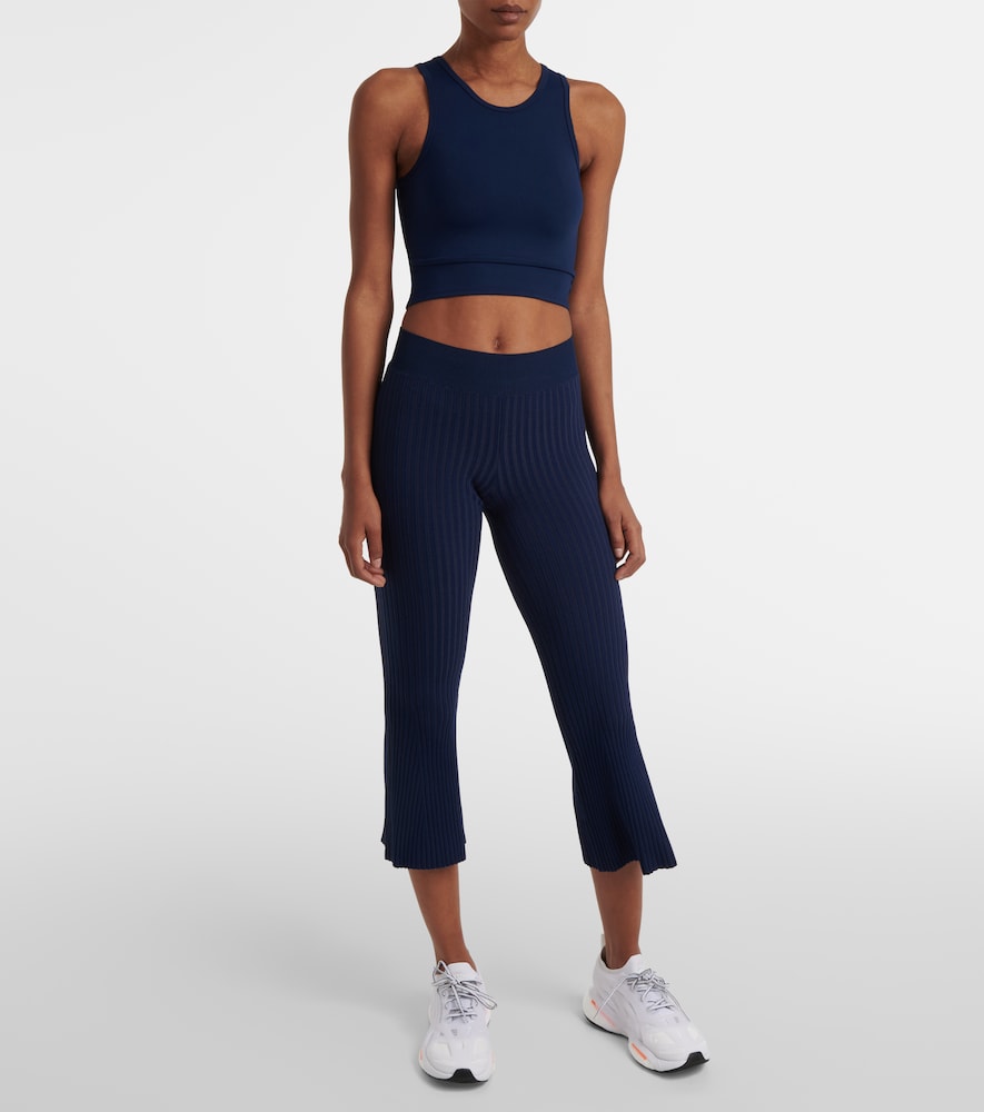 Live The Process Atlas ribbed-knit flared pants