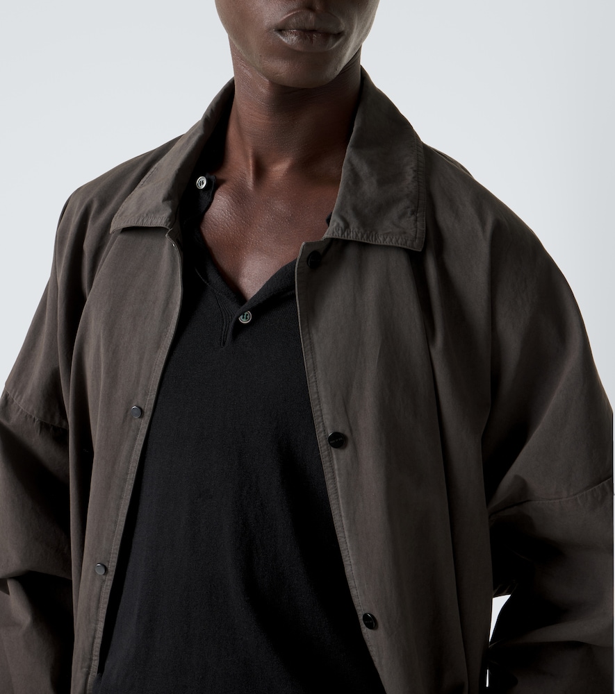 Cotton poplin overshirt