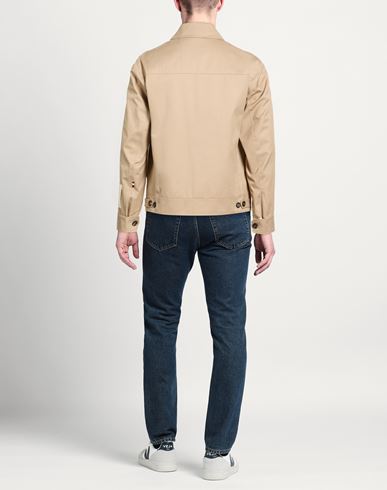 Man Jacket Beige Size 38 Cotton