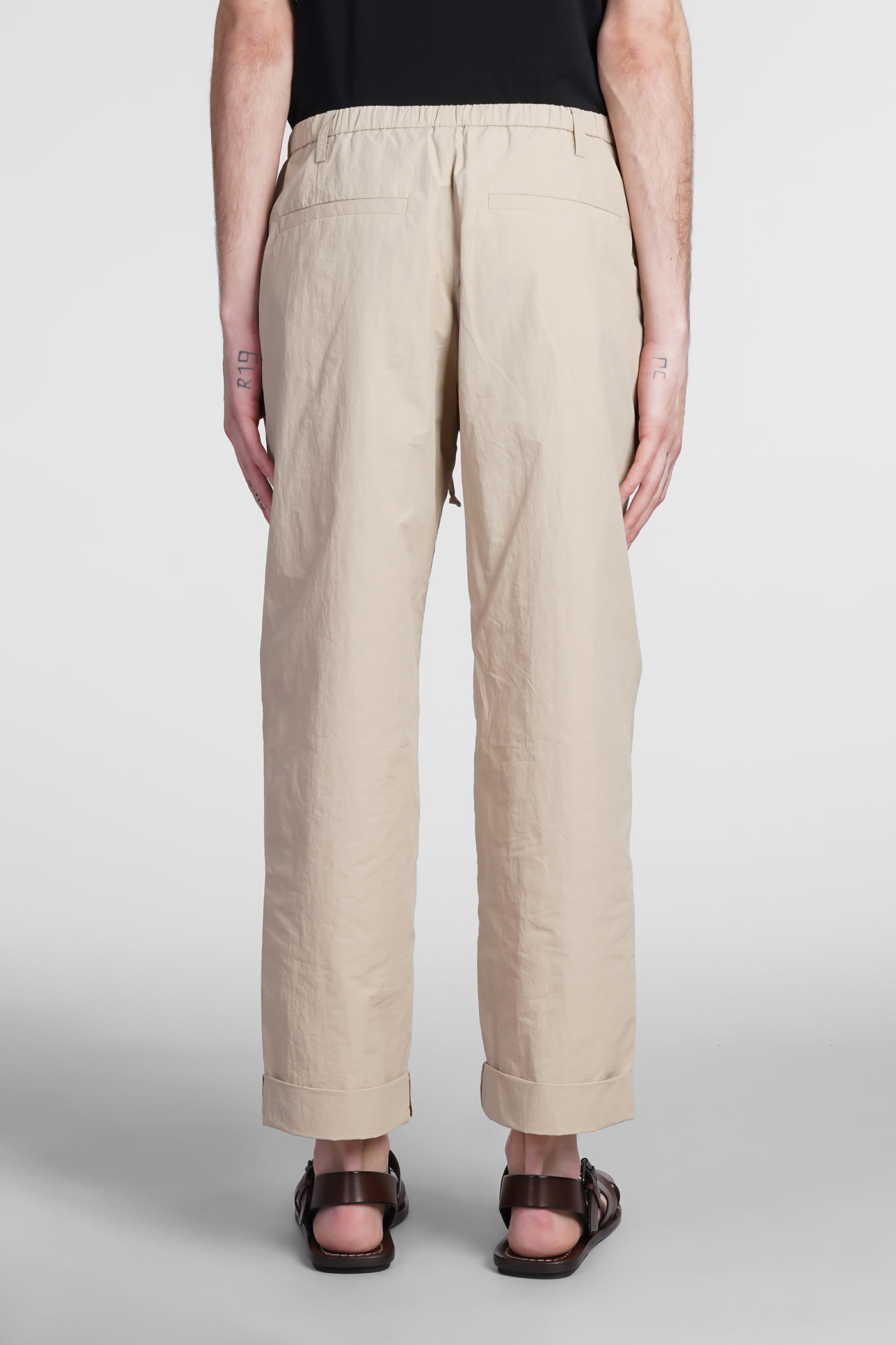 Morris Pants In Beige Nylon