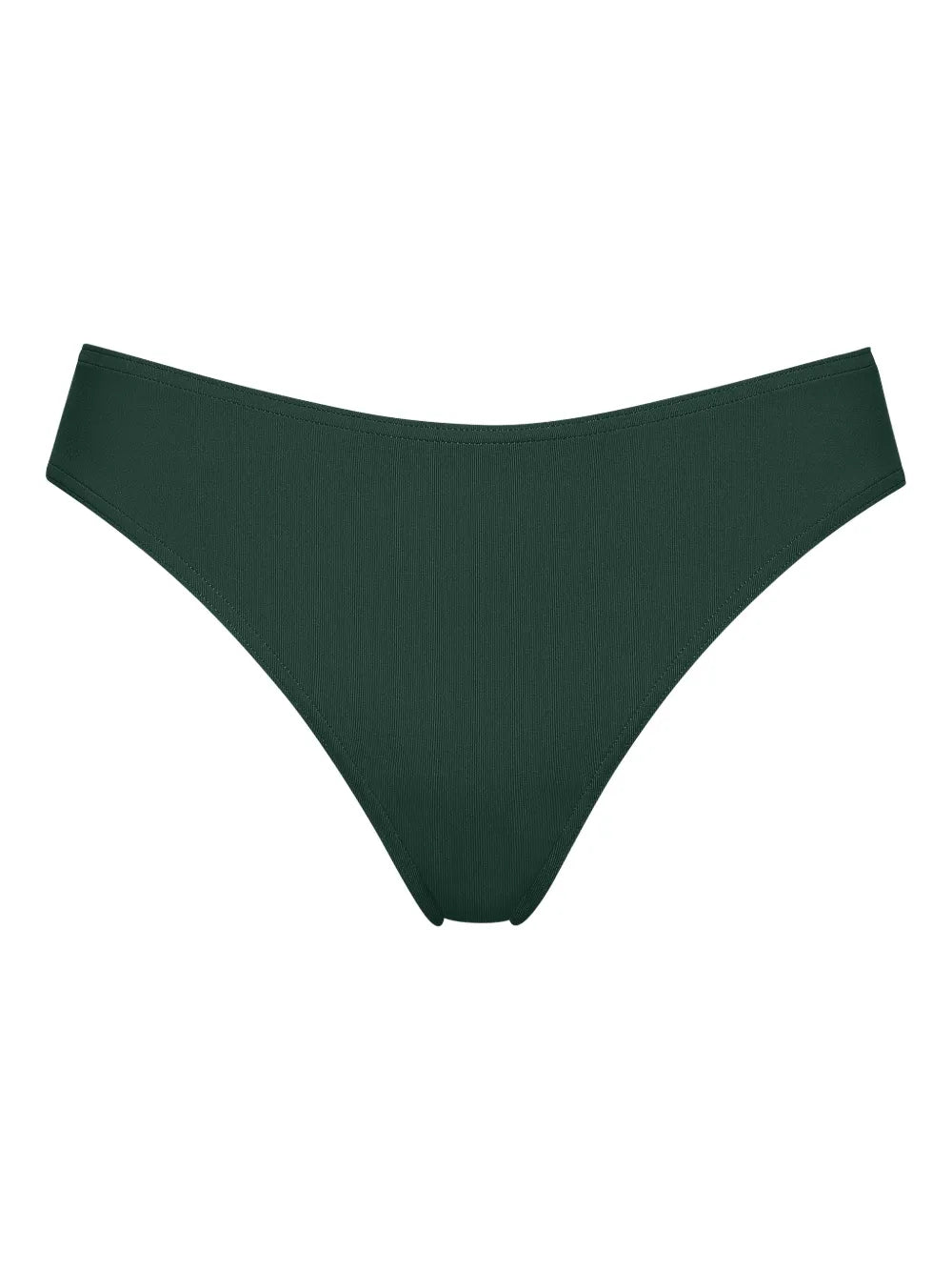 Coulisses High-Waisted Brief — Dark Green
