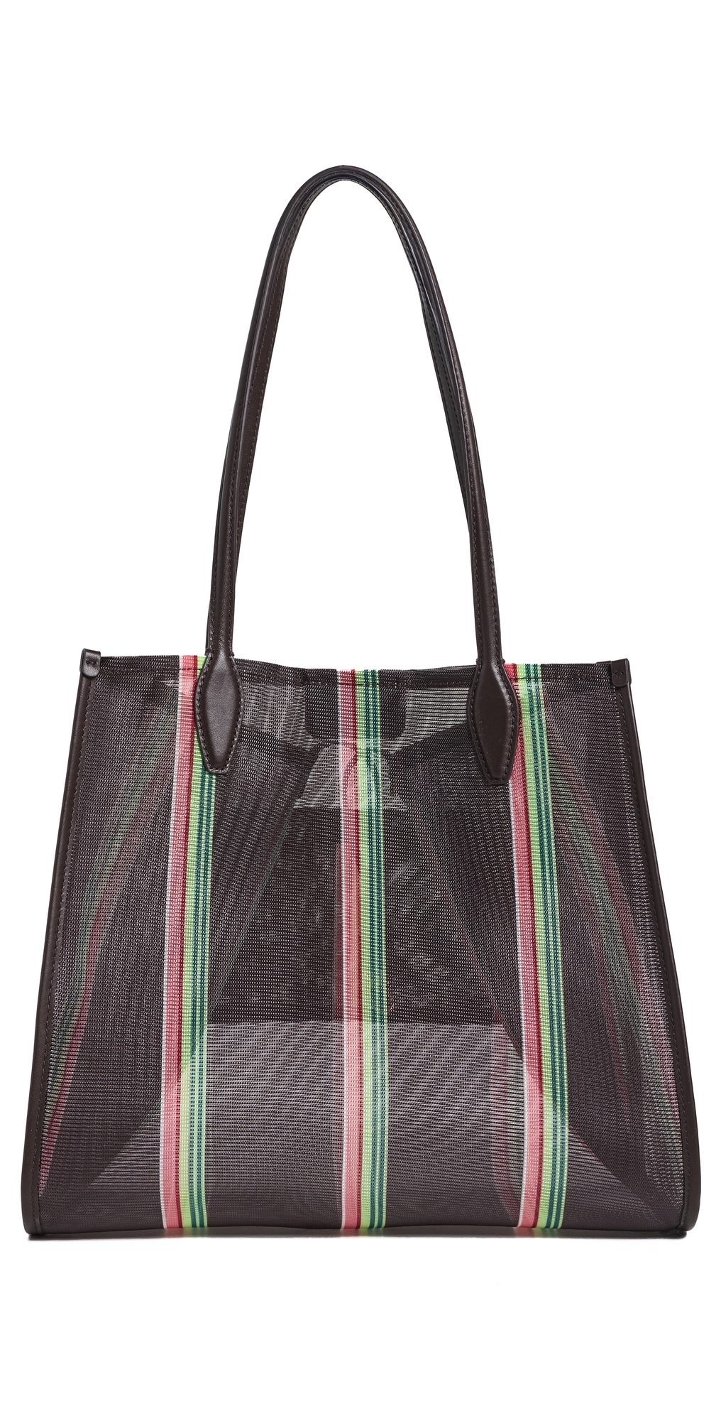 X Shopbop Mesh Lexington Tote Dark Brown Multi One Size