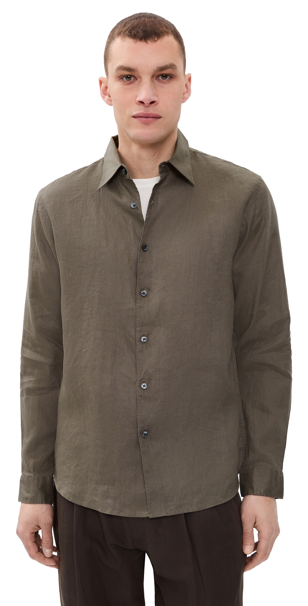Irving Relaxed Linen Shirt Morel