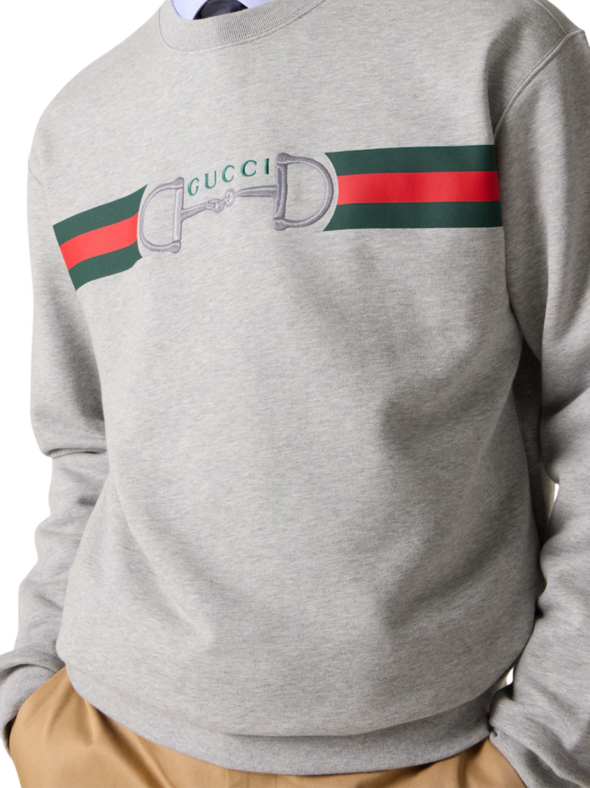 Cotton Sweatshirt With Print On The Front