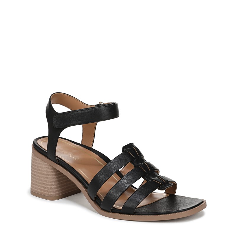 Women's Maisy Dress Sandals (Black Leather)