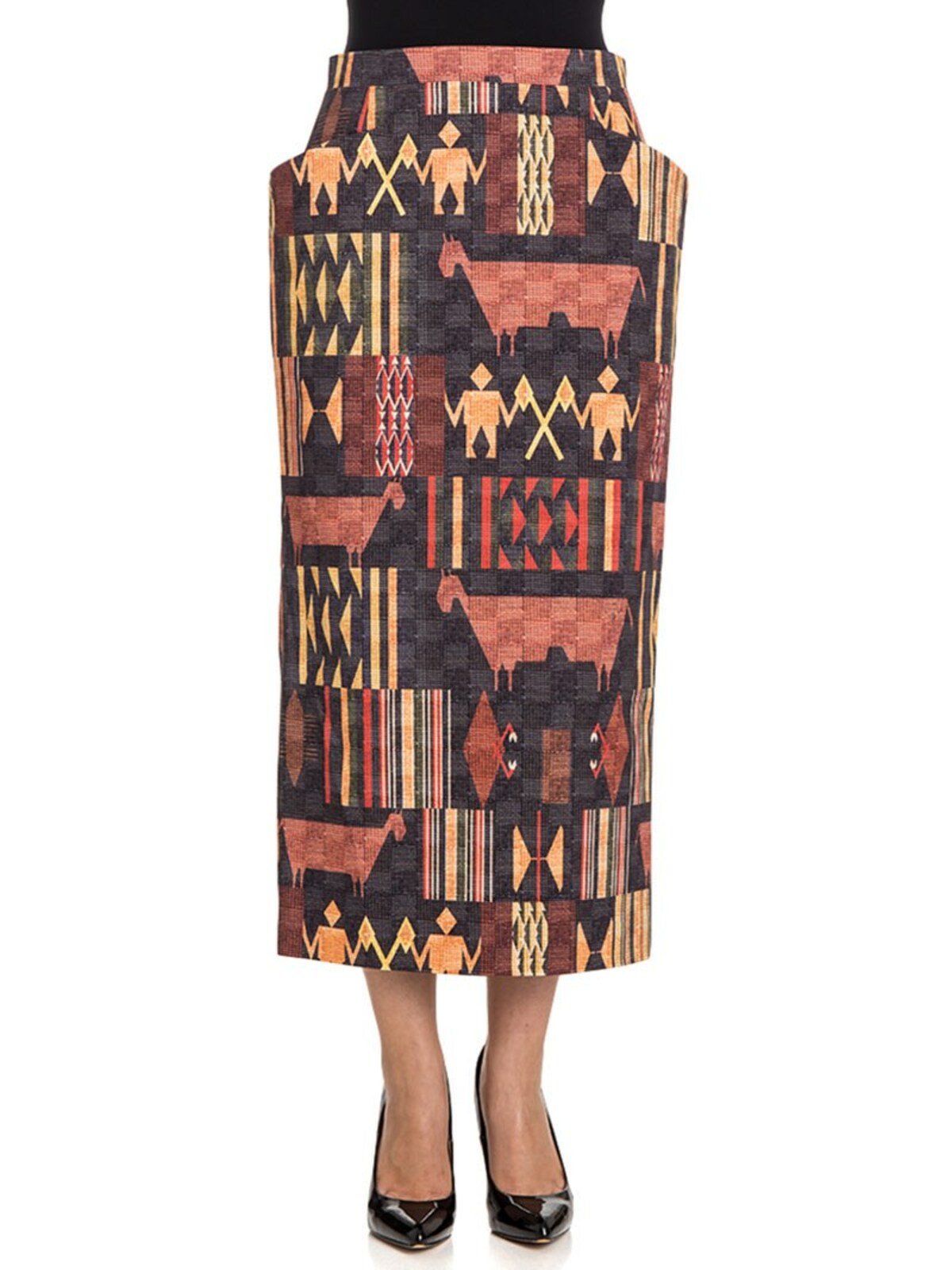 Cotton blend skirt