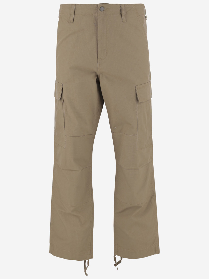 Beige Cargo Trouser