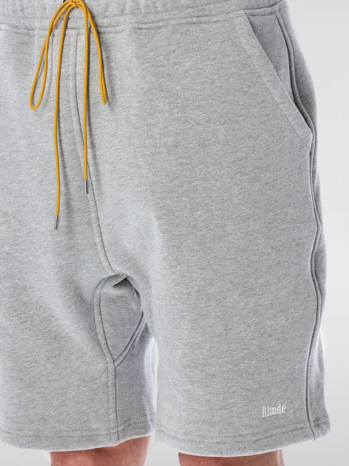 RHUDE cotton track shorts - Grey