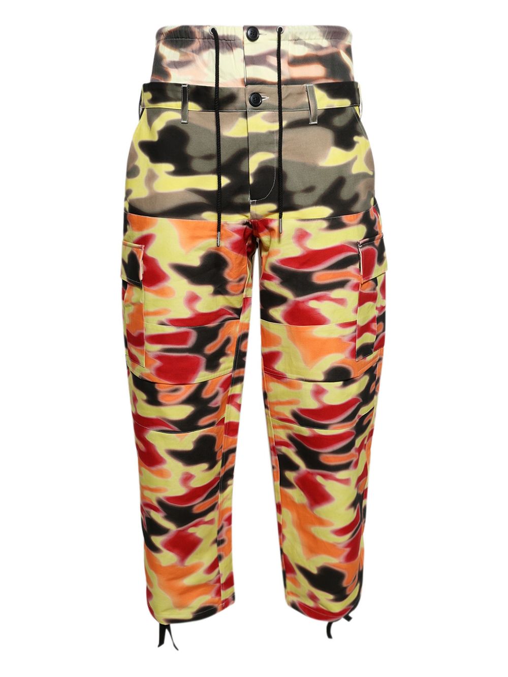 Triple Cargo camouflage trousers - Orange