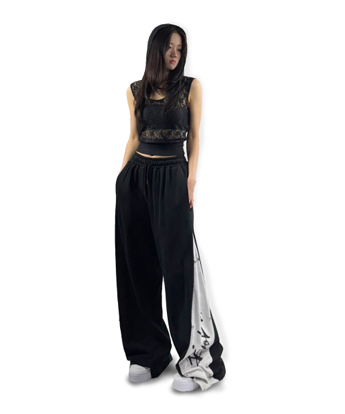 Lace sheer sleeveless hoodie