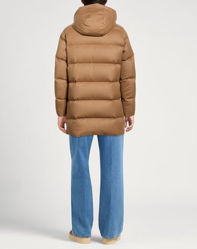 Man Puffer Camel Size S Virgin Wool