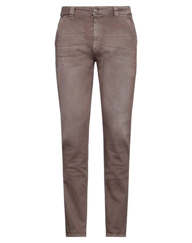 Barmas Man Jeans Khaki Size 33 Cotton, Elastane