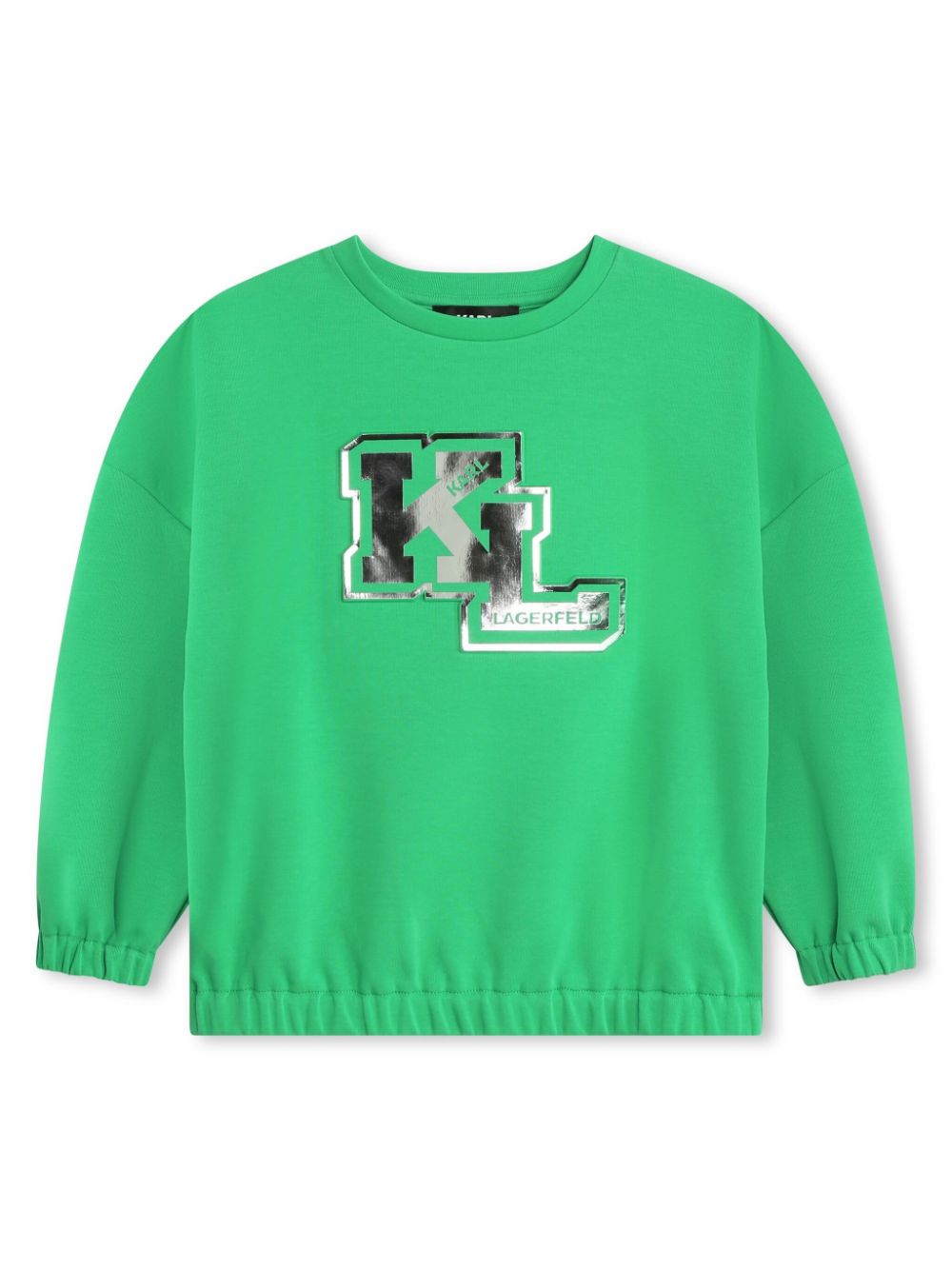 Logo-print cotton sweatshirt - Green
