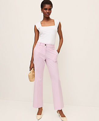 Ann Taylor The Tall Relaxed Jayne Trouser in Gingham