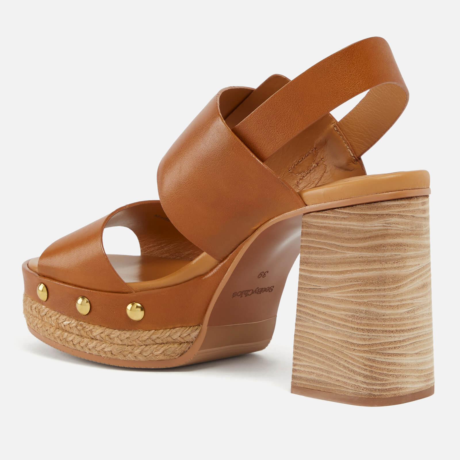 See by Chloé Women's Joline Leather Platform Sandals - UK 3