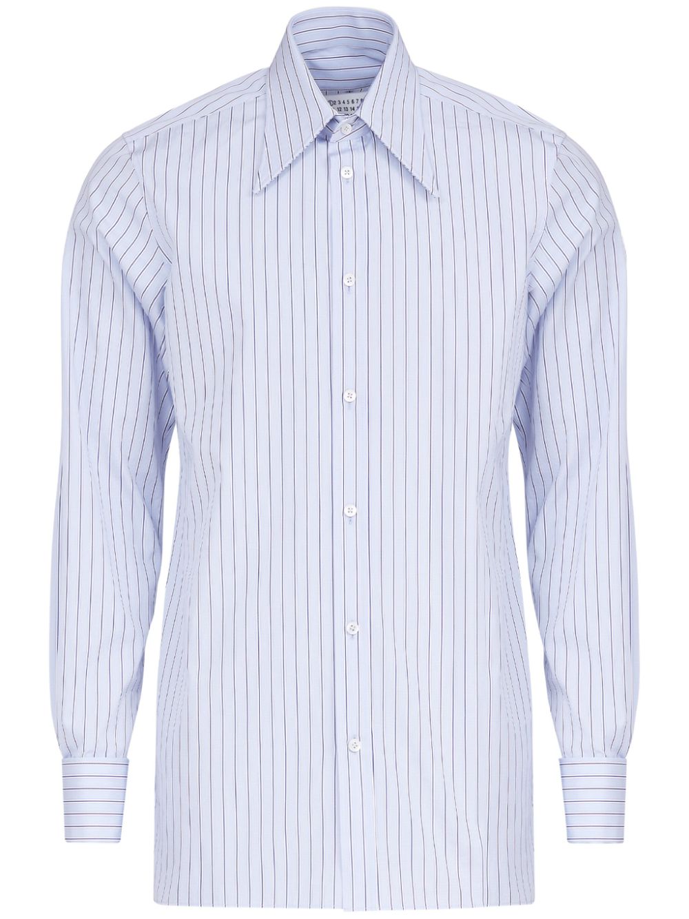 Striped cotton shirt - Blue