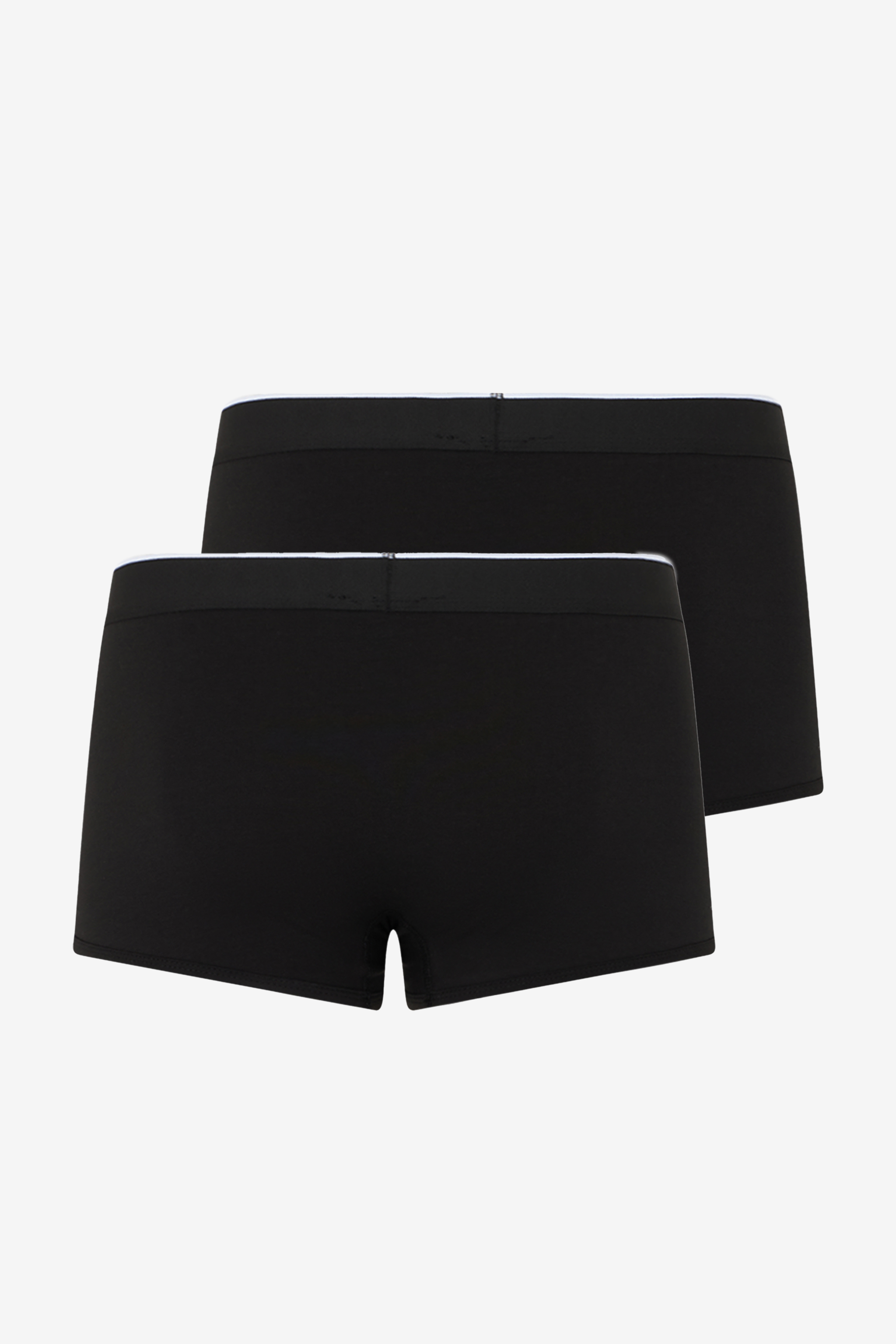 Black Cotton Boxer Shorts Bi-pack
