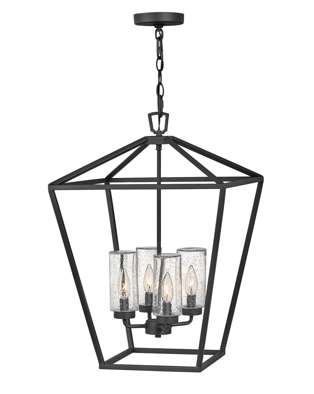 Museum Black LED Outdoor Lantern from the Alford Place Collection
