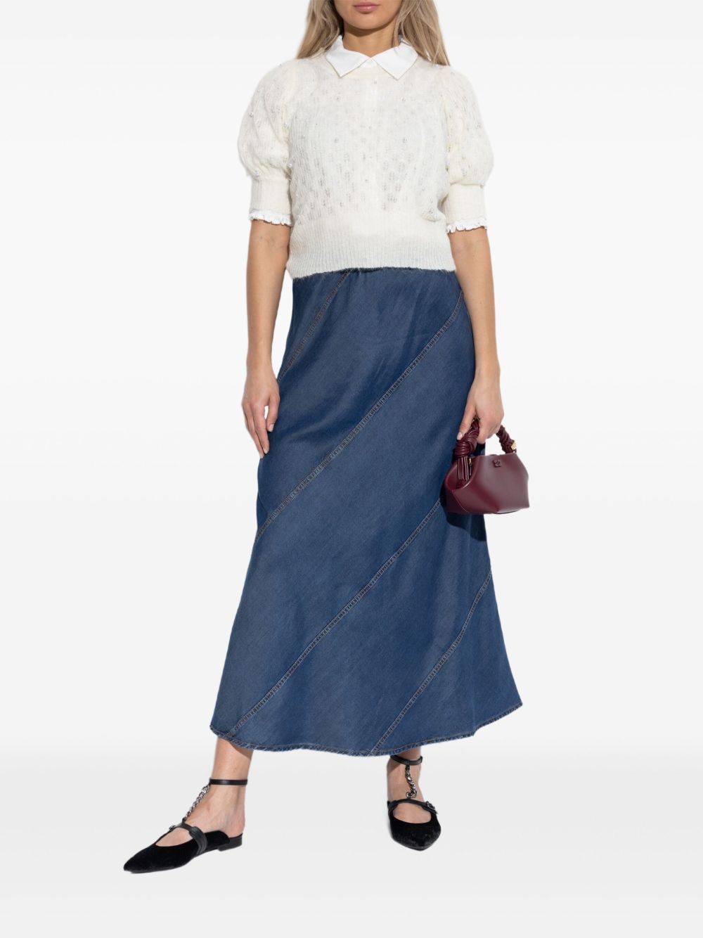 Organic-cotton blouse - White