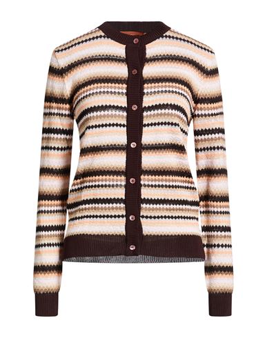 Woman Cardigan Salmon pink Size 0 Cotton, Viscose