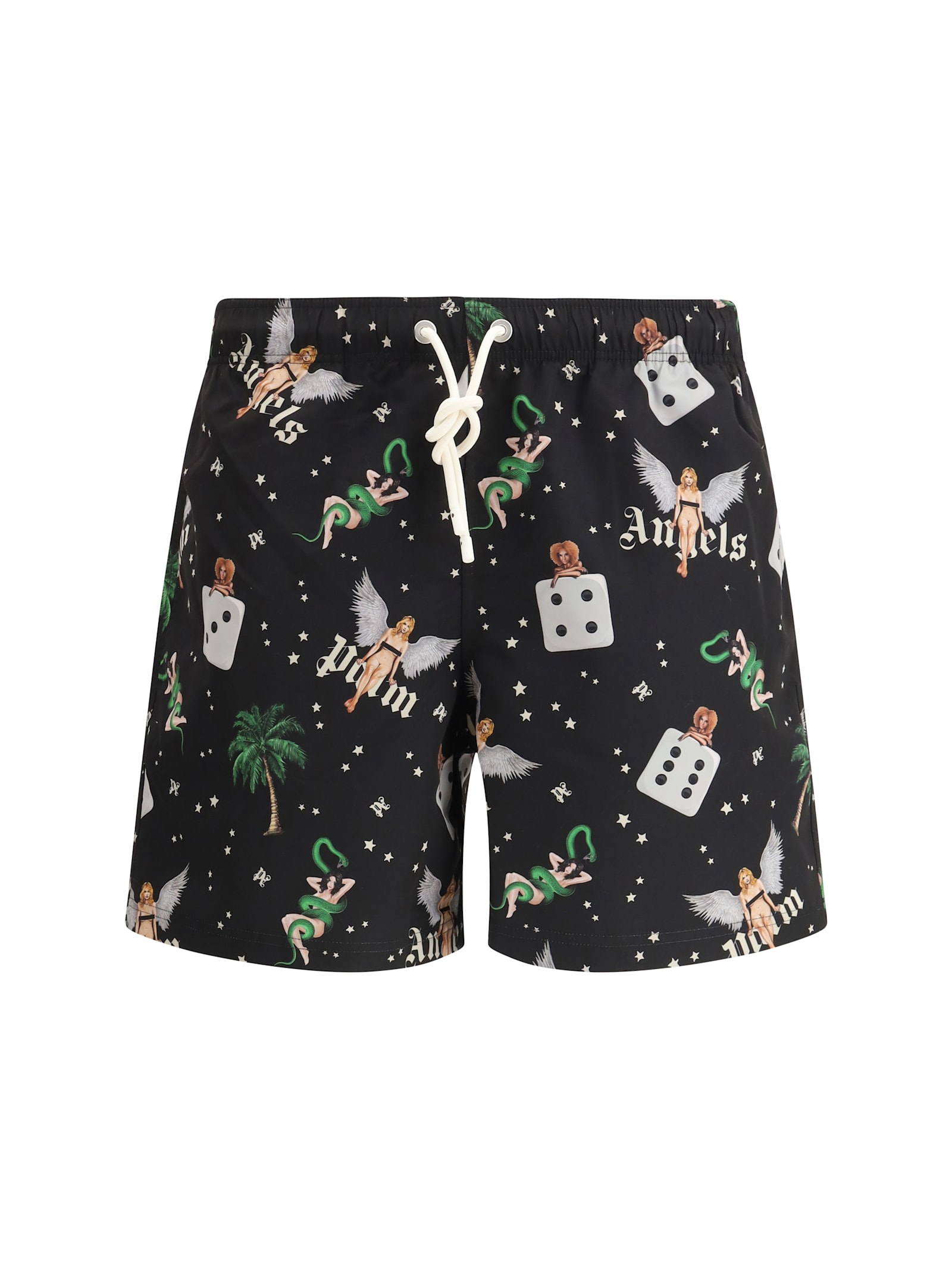 Pin-Up swim shorts - Black