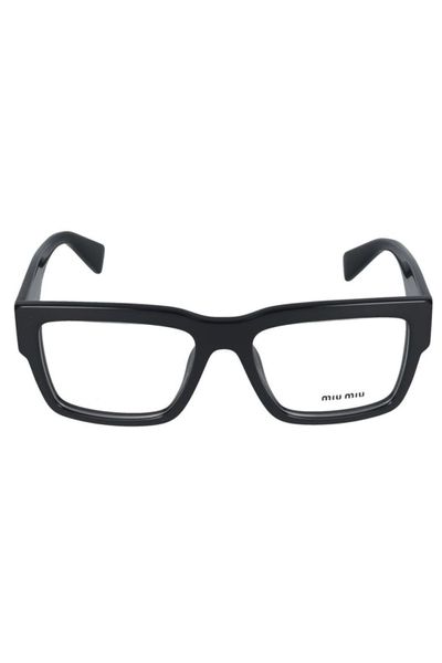 Miu Miu Eyewear Rectangular Frame Full Rim Glasses