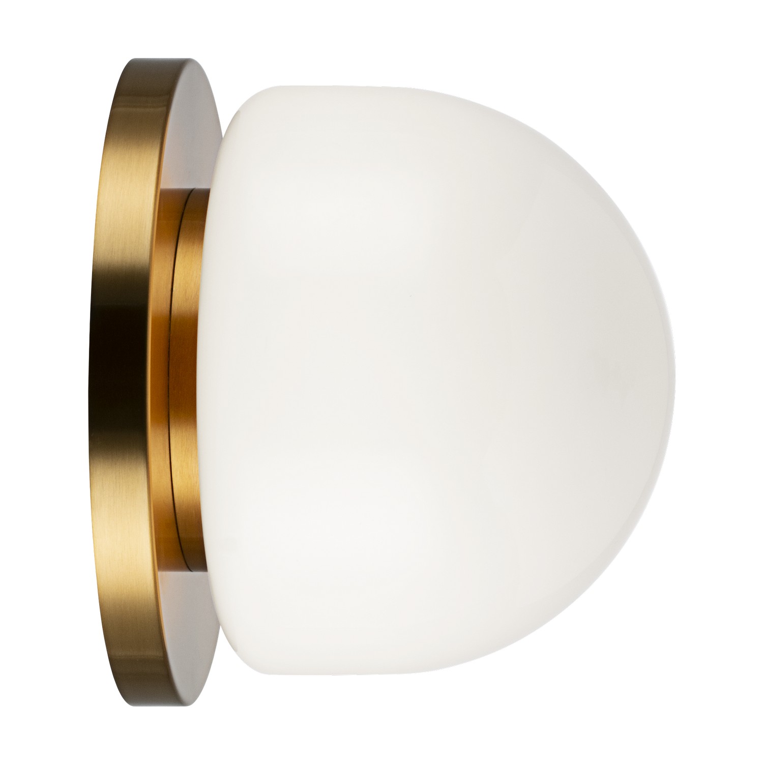 Aged Gold Brass LED Wall Sconce from the Pizzazz Collection