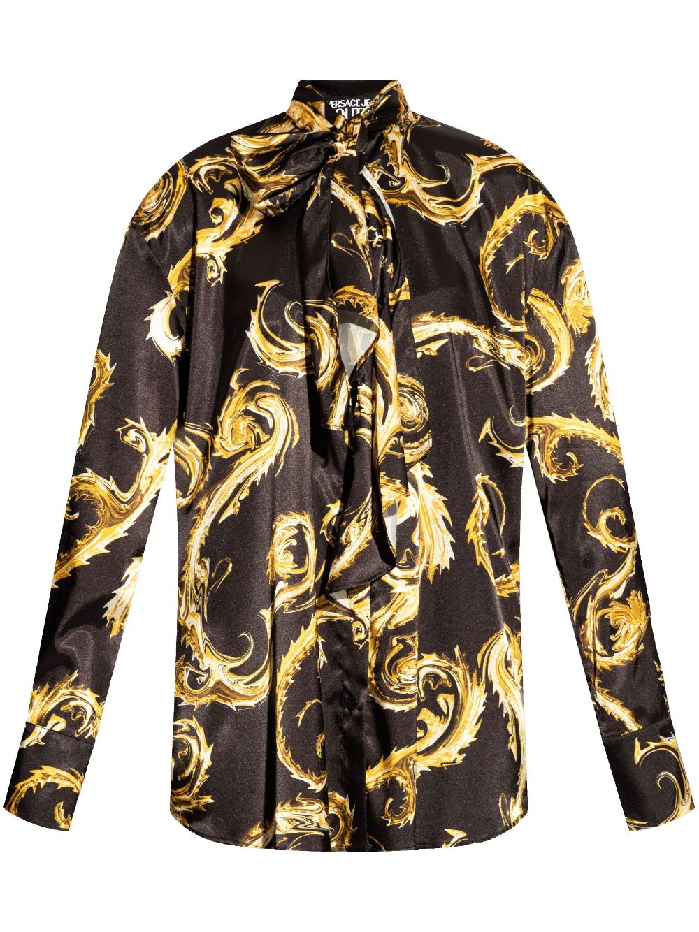 Bow Satin Shirt