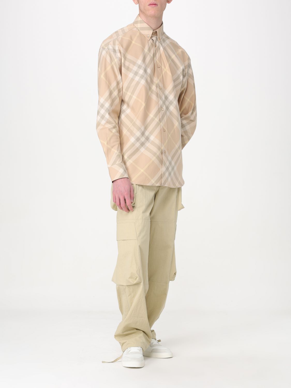 Shirt Men color Beige