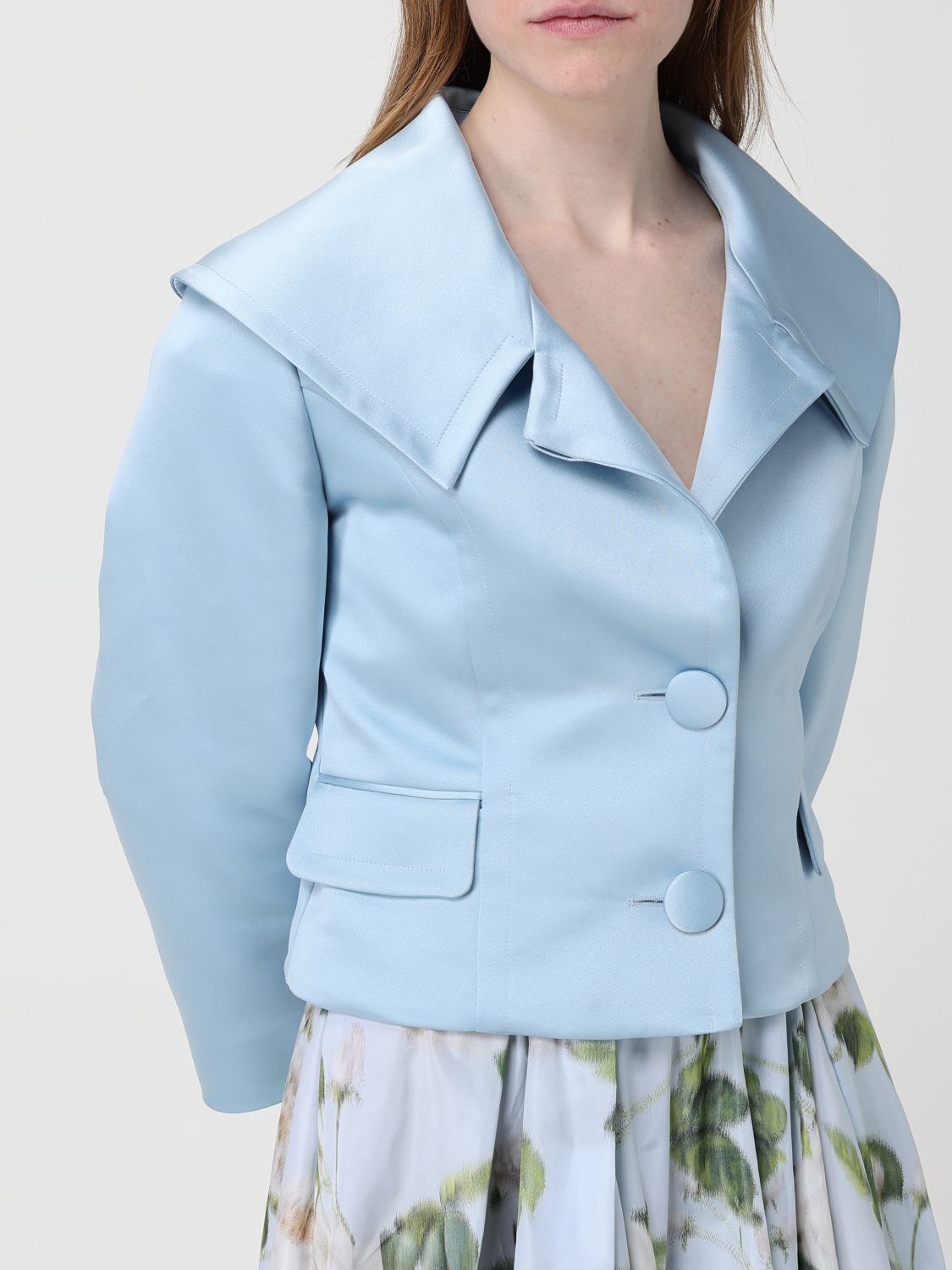 Blazer Woman color Gnawed Blue