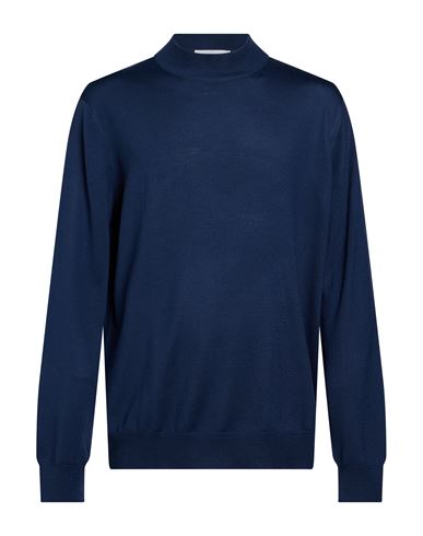 Man Turtleneck Navy Size 46 Virgin Wool