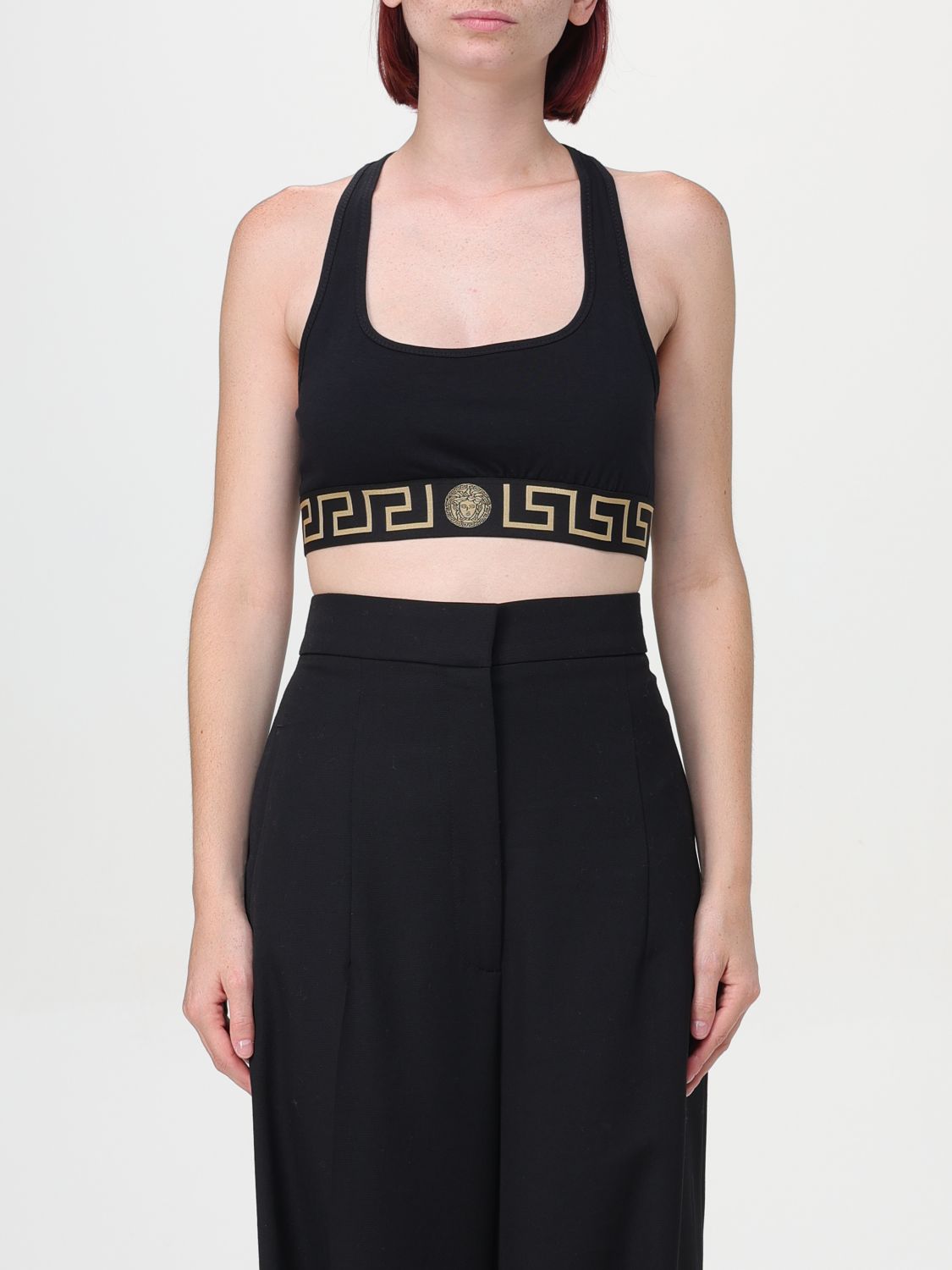 Top Woman color Black