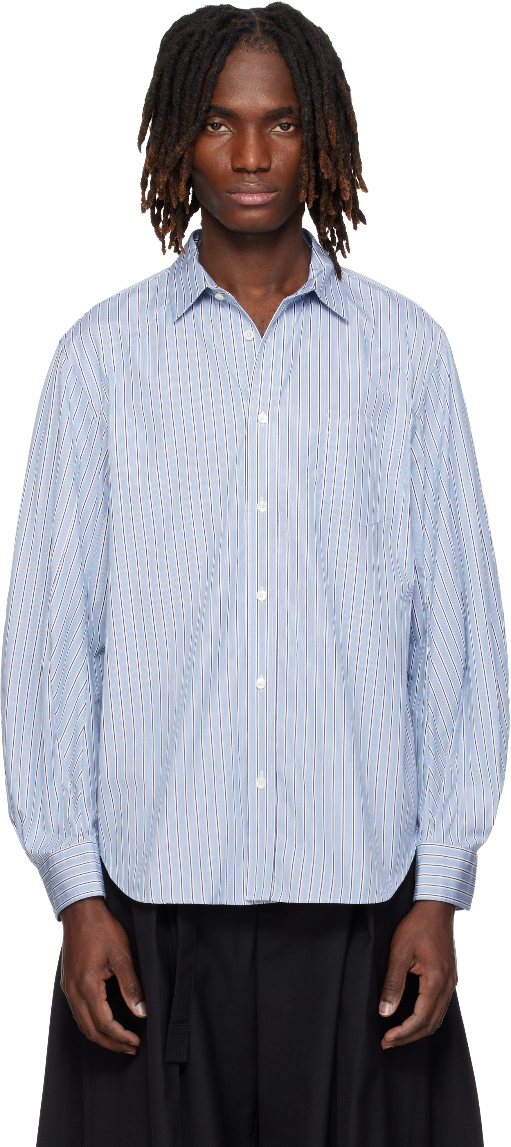 Blue Poplin Shirt