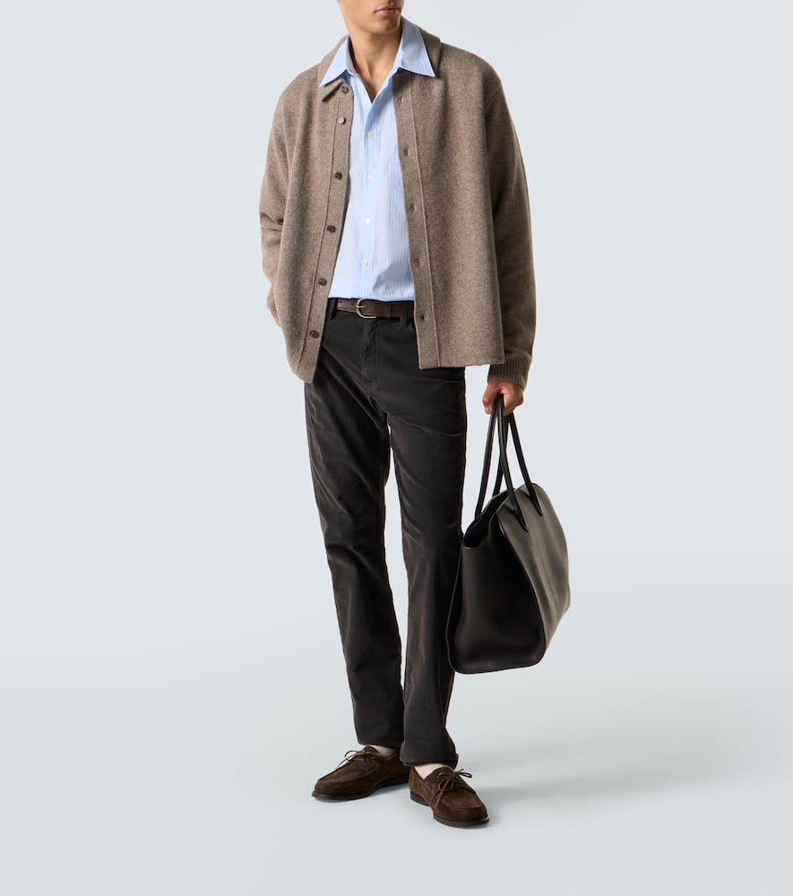 Yak and wool cardigan