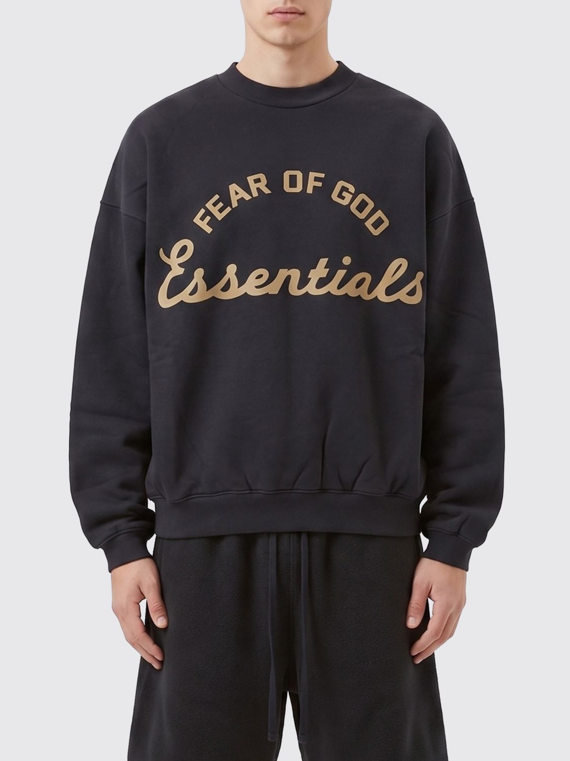 Sweatshirt Men color Black