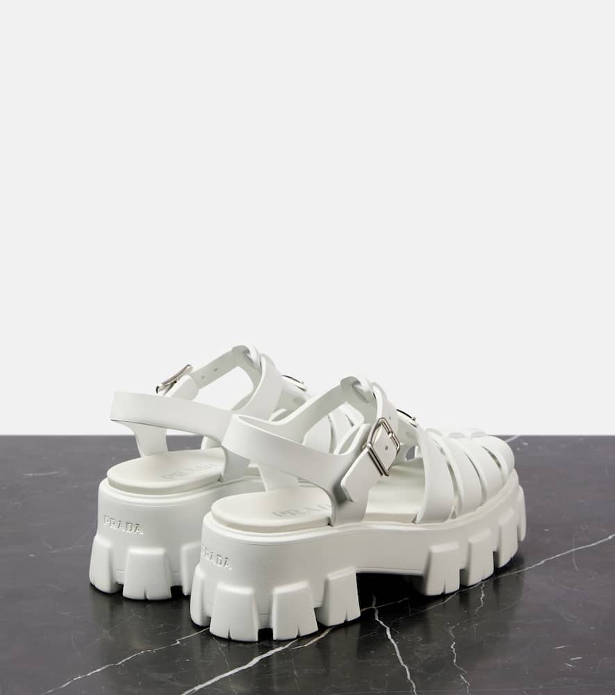 Prada Monolith platform sandals