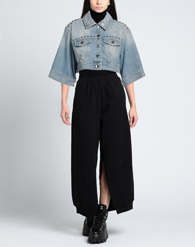 Denim Woman Denim outerwear Blue Size 2 Cotton