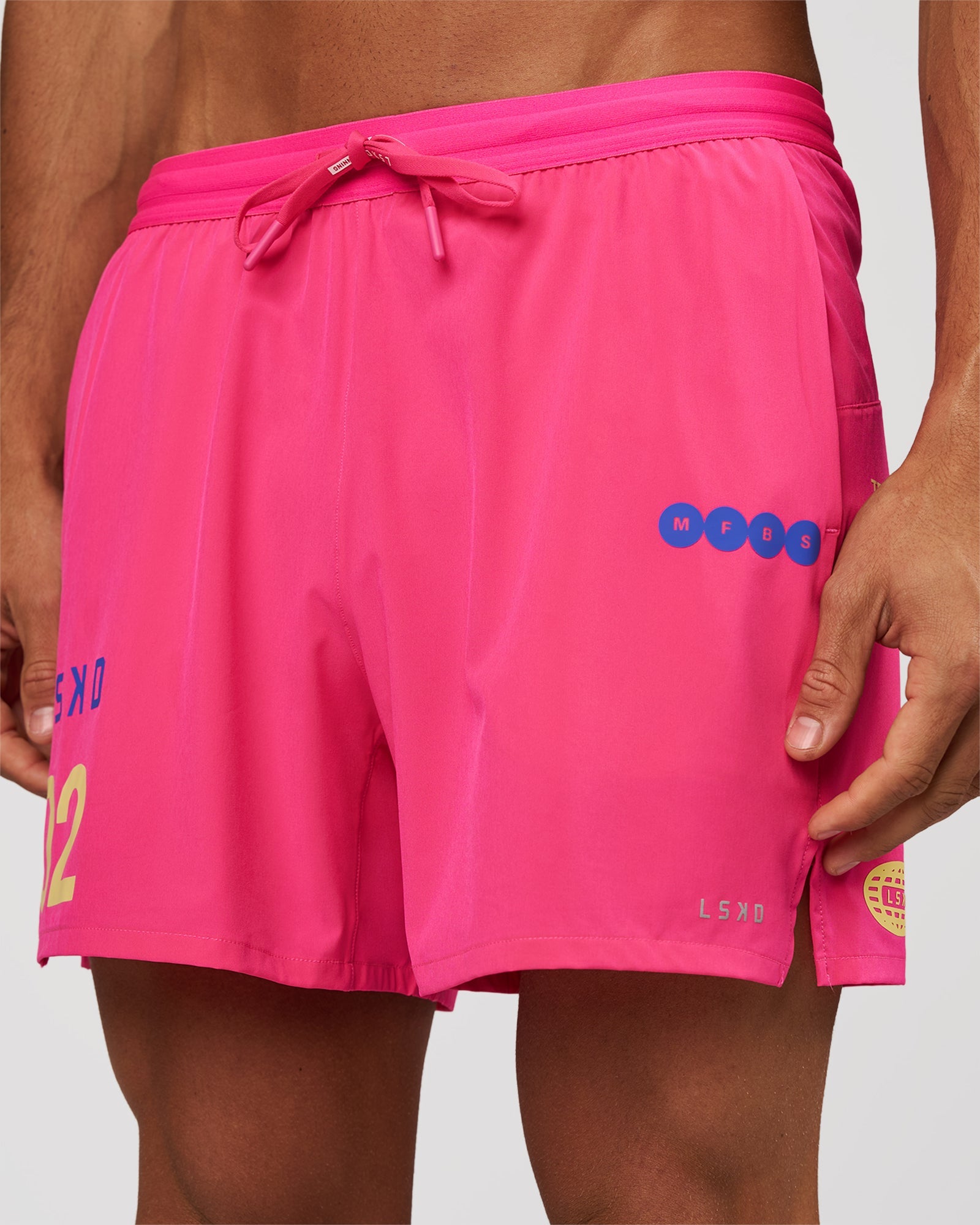 Pace 5" Lined Running Short - Game Plan Ultra Pink