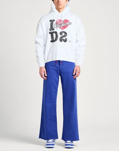 Man Sweatshirt White Size M Cotton