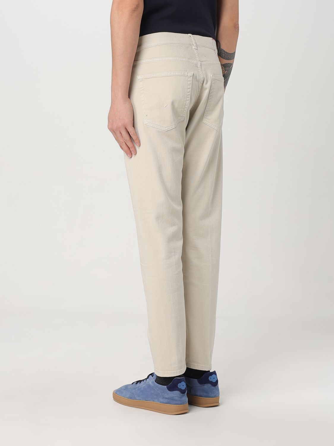 Pants DONDUP Men color Beige