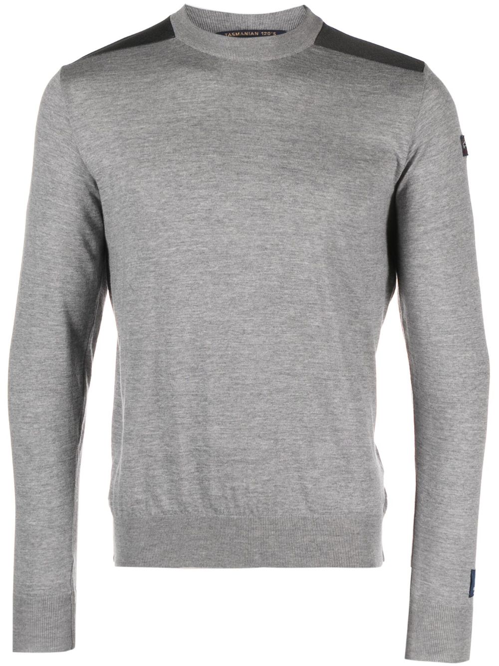 Fine-knit wool jumper - Grey