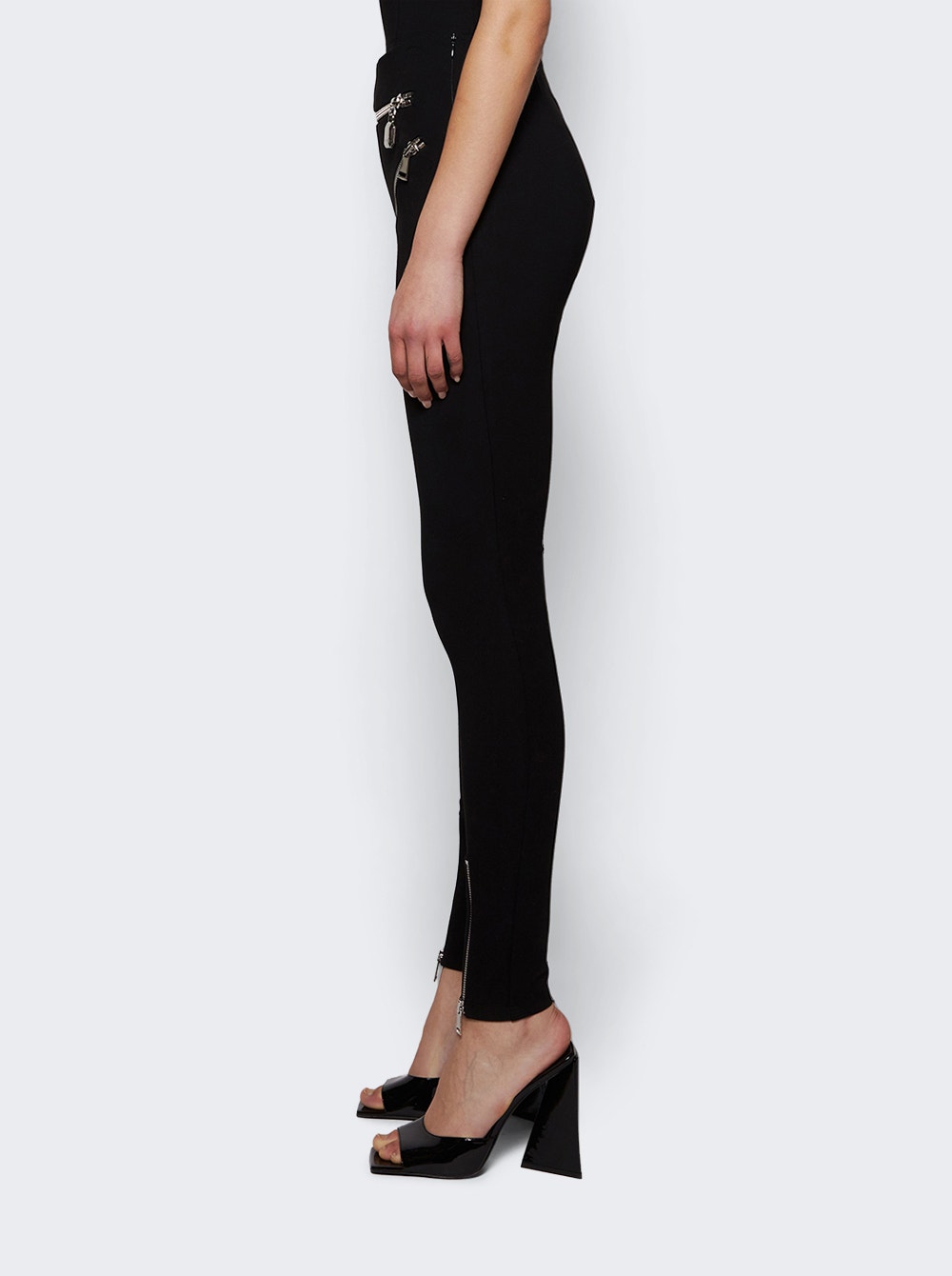 Zipper Brief leggins - Red