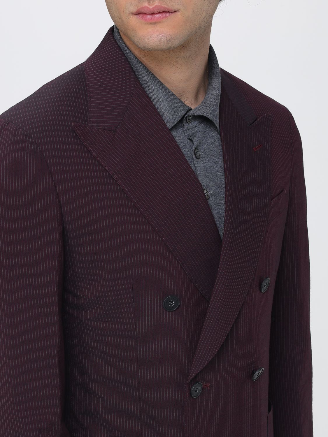 Jacket Men color Burgundy