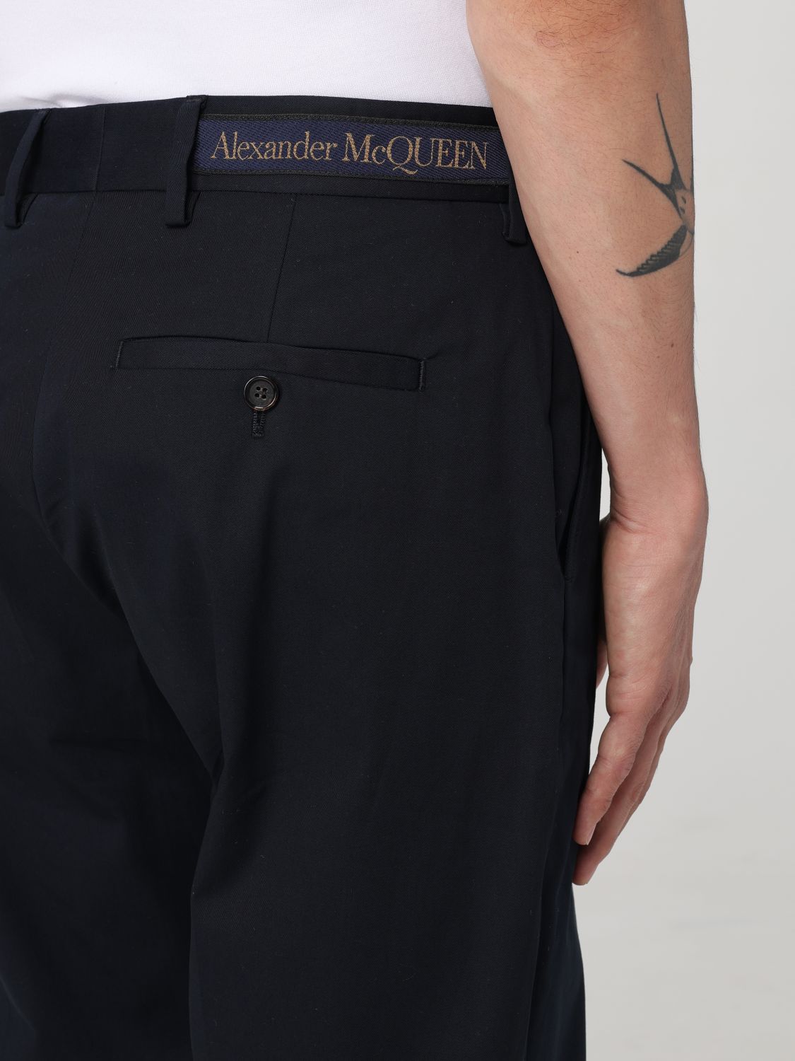 Pants Men color Navy