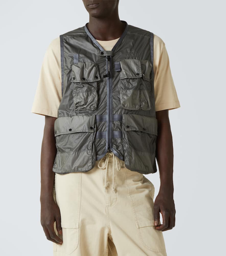 C. P. Company CS II logo technical vest