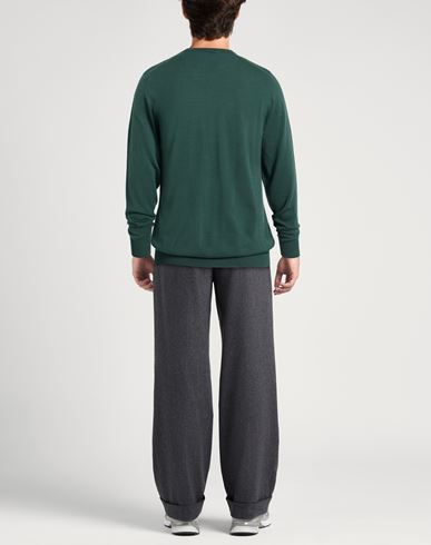 Man Sweater Green Size 34 Merino Wool